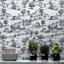 Carregar imagem no visualizador da galeria, Rustic Wallpaper Peel and Stick Wall Mural. Countryside Motif Wall Decor. #6729