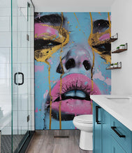 Load image into Gallery viewer, Glamour Girl Abstract Wall Mural Wallpaper. #6818