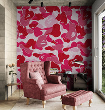 Load image into Gallery viewer, Bape Camo Wallpaper Mural. Grey Camo Streetwear Hype Beast Aesthetics. #6901