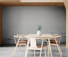 Load image into Gallery viewer, Serene Foggy Ocean Waves Wallpaper Mural. #6859