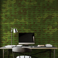 Carregar imagem no visualizador da galeria, Gun Pattern Wall Mural. Urban Camo Wallpaper. #6860