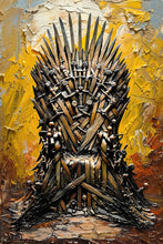 Carregar imagem no visualizador da galeria, Game of Thrones-Inspired Throne of Swords Wallpaper Mural. #6865