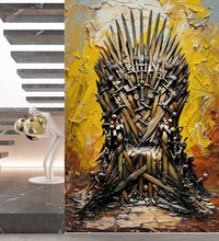 Carregar imagem no visualizador da galeria, Game of Thrones-Inspired Throne of Swords Wallpaper Mural. #6865