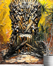 Carregar imagem no visualizador da galeria, Game of Thrones-Inspired Throne of Swords Wallpaper Mural. #6865