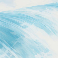 Load image into Gallery viewer, Artistic Painting of Blue Ocean Wave Wall Mural. #6870