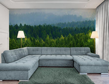 Load image into Gallery viewer, Green Forest Wallpaper Mural. Scenic Landscape Wall Mural. #6894