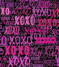 Load image into Gallery viewer, Pink XOXO Wallpaper Mural – Stylish Chic Glamour Girl’s Room Decor. #6899