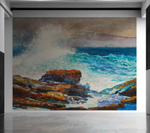 Carregar imagem no visualizador da galeria, Incoming Tide by Winslow Homer Wall Mural. #6946