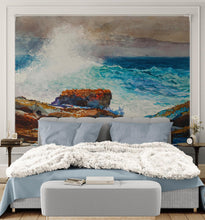 Carregar imagem no visualizador da galeria, Incoming Tide by Winslow Homer Wall Mural. #6946