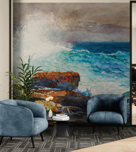 Carregar imagem no visualizador da galeria, Incoming Tide by Winslow Homer Wall Mural. #6946
