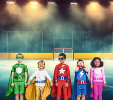 Carregar imagem no visualizador da galeria, Hockey Rink Wallpaper Mural. Sports Theme Decor. #6958