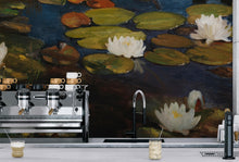 Carregar imagem no visualizador da galeria, Albert Edelfelt Water Lilies Painting Wallpaper Mural. #6963