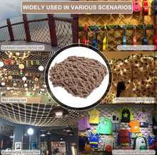 Cargar imagen en el visor de la galería, Cingfanlu Safety Hemp Rope Net Kids Climbing Safety Net Tree House Climbing Children Safety Rope Net Balcony Stairs Fence Railing Garden Playground Pr