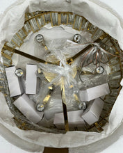 Carregar imagem no visualizador da galeria, Akeelighting Gold Chandeliers Lighting Modern Crystal Chandelier 6 Light Contemporary Girls Bedroom Dining Room Ceiling Hanging Pendant Chandelier Lighting Fixture