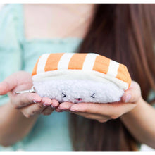Load image into Gallery viewer, Sushi Plush Keychain 5 Soft Cute Design (Salmon)