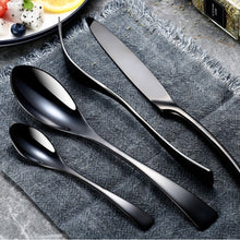 Carregar imagem no visualizador da galeria, All Black Flatware Set