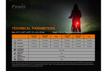 Carregar imagem no visualizador da galeria, Fenix BC05R V2.0 Rechargeable Bicycle Tail Light