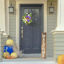 Load image into Gallery viewer, Black Cat Wreath