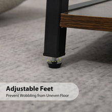 Load image into Gallery viewer, Corner Shelf, 5 Tier Corner Bookshelf, 70" Tall Display Organizer Storage Stand, Multipurpose Shelving Unit Ladder Shelf for Living Room, Home Office, Small Space, Rustic Brown