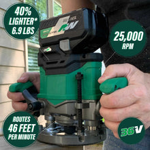Carregar imagem no visualizador da galeria, Metabo HPT M3612DAQ4M 36V Cordless Plunge Router (Tool Body Only)