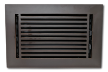 Cargar imagen en el visor de la galería, Cast Aluminum Linear Bar Vent Covers - Oxidized Bronze