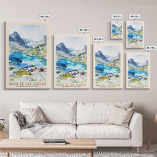 Carregar imagem no visualizador da galeria, Bahia de Las Aguilas, Dominican Republic Watercolor Beach Print, Vacation Gift, Dominican Republic Wall Art, Framed Canvas Print, Framed Beach Painting
