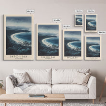 Load image into Gallery viewer, Byron Bay, Australia Watercolor Beach Print, Vacation Gift, Australia Wall Art, Beach Painting, Beach Decor, Beach Painting