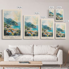 Load image into Gallery viewer, Carriacou Island, Grenada Watercolor Beach Print, Vacation Gift, Grenada Wall Art, Beach Painting, Beach Decor, Beach Painting