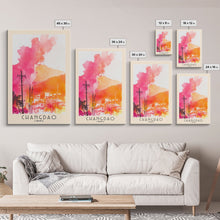 Load image into Gallery viewer, Changdao, China Watercolor Beach Print, Vacation Gift, China Wall Art, Beach Painting, Beach Decor, Beach Painting