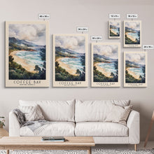 Load image into Gallery viewer, Coffee Bay, South Africa Watercolor Beach Print, Vacation Gift, South Africa Wall Art, Beach Painting, Beach Decor, Beach Painting