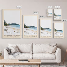 Load image into Gallery viewer, Fitzroy Island, Australia Watercolor Beach Print, Vacation Gift, Australia Wall Art, Beach Painting, Beach Decor, Beach Painting