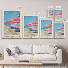 Load image into Gallery viewer, Giardini naxos beach, Italy Watercolor Beach Print, Vacation Gift, Italy Wall Art, Beach Painting, Beach Decor, Beach Painting