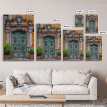 Load image into Gallery viewer, Change34 Colorful Indian Architecture Canvas Print, Traditional Art if India, Photography Print, Indian Wall Art, Living Room Decor
