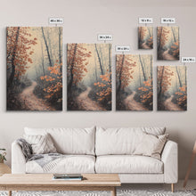 Carregar imagem no visualizador da galeria, Framed Canvas Print of a Snowy Mountain and Winter Landscape, Winter Wonderland Wall Art, Moody Landscape, Best Gift Idea, Winter Decor