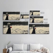 Carregar imagem no visualizador da galeria, Framed Canvas Print misty forest pathway surrounded by vibrant autumn foliage, serene landscape wall art for fall or rustic home decor