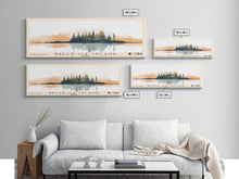 Load image into Gallery viewer, Belle-Ile Island, France Watercolor Beach Print, Vacation Gift, France Wall Art, Beach Painting, Beach Decor, Beach Painting