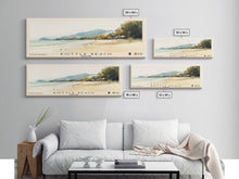 Load image into Gallery viewer, Bottle Beach, Thailand Watercolor Beach Print, Vacation Gift, Thailand Wall Art, Framed Canvas Print, Framed Beach Painting