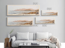 Load image into Gallery viewer, Cabo Blanco, Peru Watercolor Beach Print, Vacation Gift, Peru Wall Art, Beach Painting, Beach Decor, Beach Painting