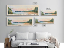 Load image into Gallery viewer, Dominical Beach, Costa Rica Watercolor Beach Print, Vacation Gift, Costa Rica Wall Art, Beach Painting, Beach Decor, Beach Painting