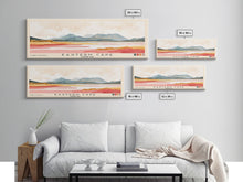 Load image into Gallery viewer, Eastern Cape, Coffee Bay Watercolor Print, Vacation Gift, Coffee Bay Wall Art, Beach Painting, Beach Decor, Large Wall Art, Wood Frame Art