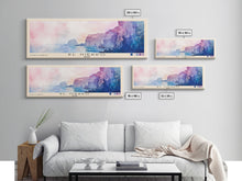 Load image into Gallery viewer, El Hierro, Spain Watercolor Beach Print, Vacation Gift, Spain Wall Art, Beach Painting, Beach Decor, Beach Painting