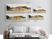 Carregar imagem no visualizador da galeria, Faial Island, Portugal Watercolor Beach Print, Vacation Gift, Portugal Wall Art, Framed Canvas Print, Framed Beach Painting