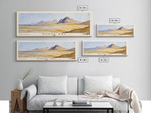 Load image into Gallery viewer, Punta Sal, Peru Watercolor Beach Print, Vacation Gift, Peru Wall Art, Beach Painting, Beach Decor, Beach Painting