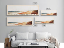 Load image into Gallery viewer, Whitstable beach, United Kingdom Watercolor Beach Print, Vacation Gift, United Kingdom Wall Art, Beach Painting, Beach Decor, Beach Painting