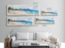 Load image into Gallery viewer, Frederiksted Beach, US Virgin islands Watercolor Beach Print, Vacation Gift, US Virgin islands Wall Art, Beach Painting, Beach Decor, Beach Painting