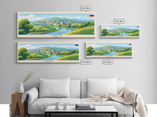 Cargar imagen en el visor de la galería, Chita Russia Travel Print Wall Art, Panoramic City Art, Travel Art, Wall Decor, Vacation Gift, Framed Canvas Print Or Metal Art