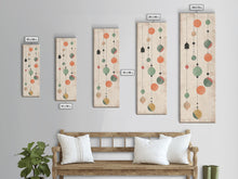 Carregar imagem no visualizador da galeria, Abstract Hanging Lanterns On A Rustic Background – Framed Canvas Print With Skinny Art And Tall Art In Ukiyo-E Art And Japanese Style Art