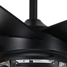 Carregar imagem no visualizador da galeria, 70" Modern DC Motor Downrod Mount Reversible Ceiling Fan with Lighting and Remote Control