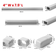 Load image into Gallery viewer, Decorative PVC Line Cover Kit