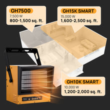 Carregar imagem no visualizador da galeria, Neighborhood GH10K & GH15K Smart Garage Heater - WiFi Enable